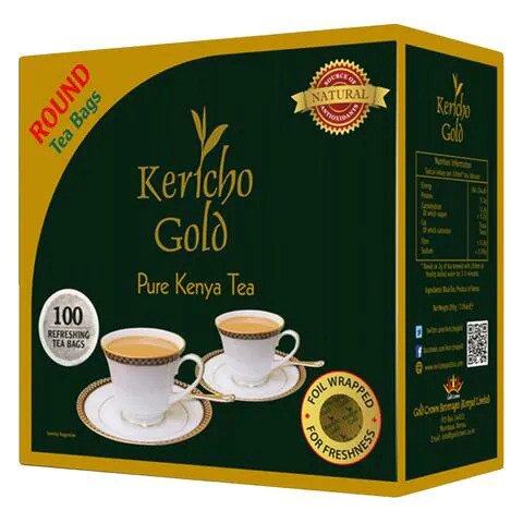 Kericho Gold 100 Round Tea Bags - 200g